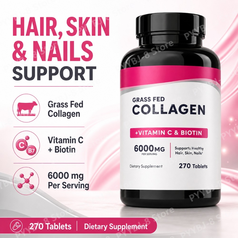 Collagen Peptide Powder - Tablet Kolagen 6000mg dengan Vitamin C
