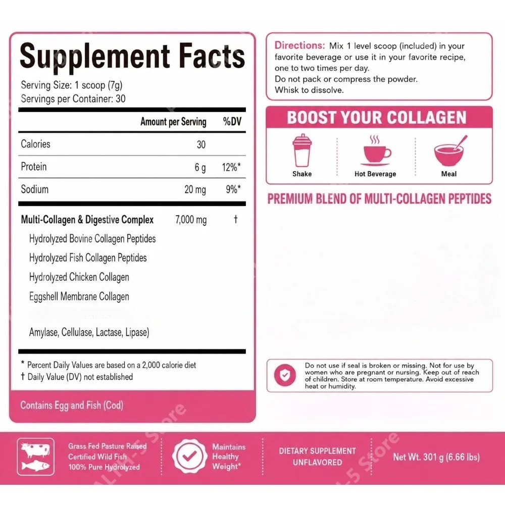 Bubuk Kolagen Multi Hidrolisat - Collagen Peptide Powder ulasan dan harga