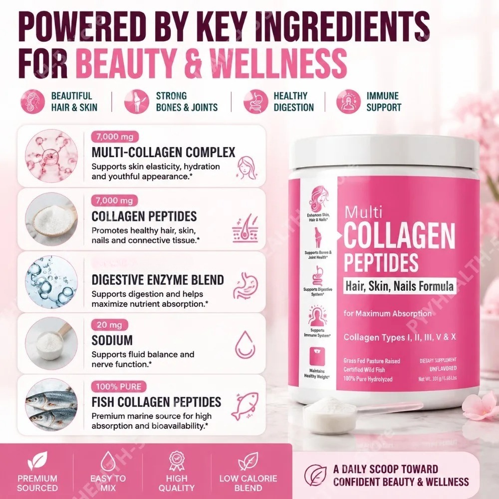 Bubuk Kolagen Multi Hidrolisat - Collagen Peptide Powder ulasan dan harga