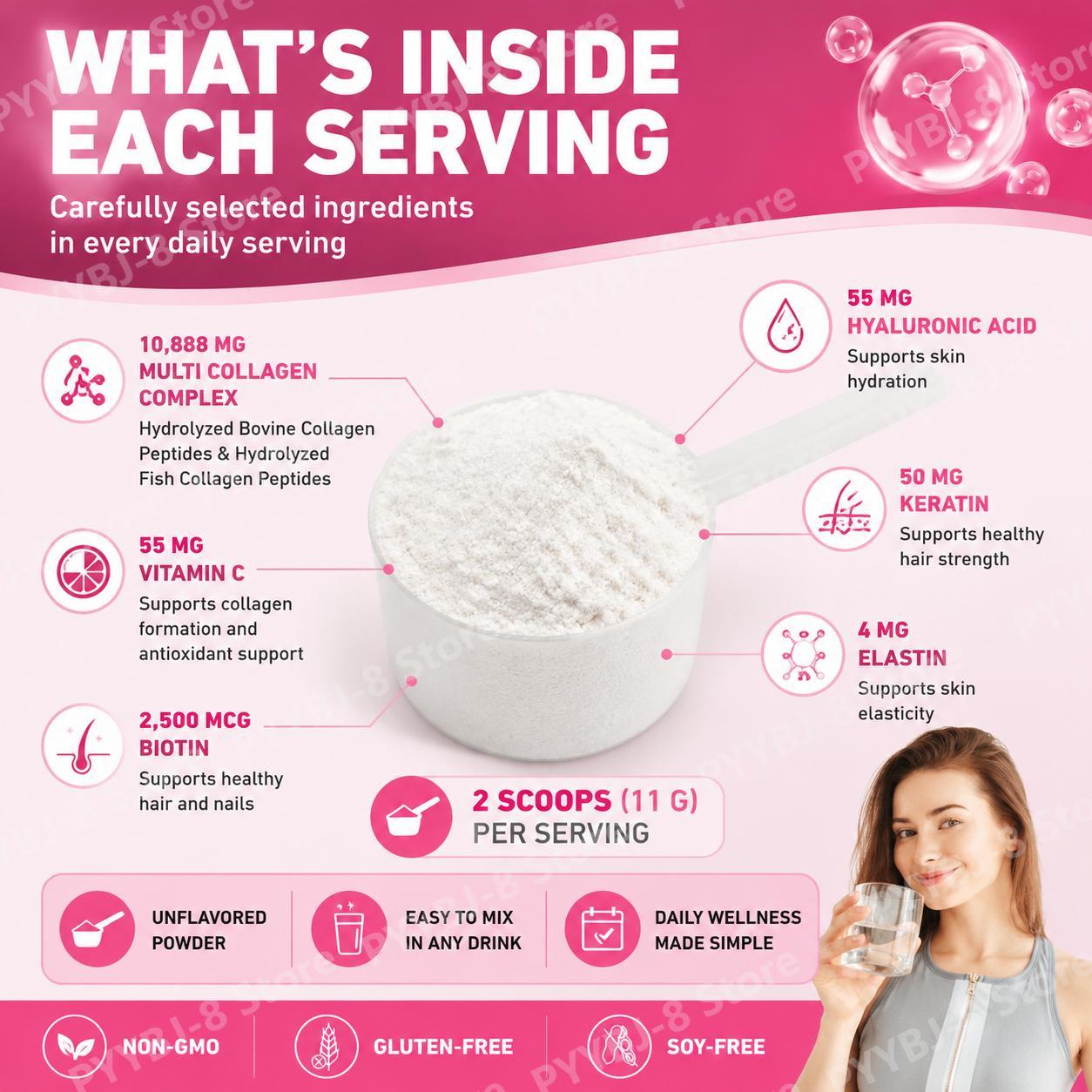SoloTree Multi Collagen Peptid - Collagen Peptide Powder ulasan dan harga