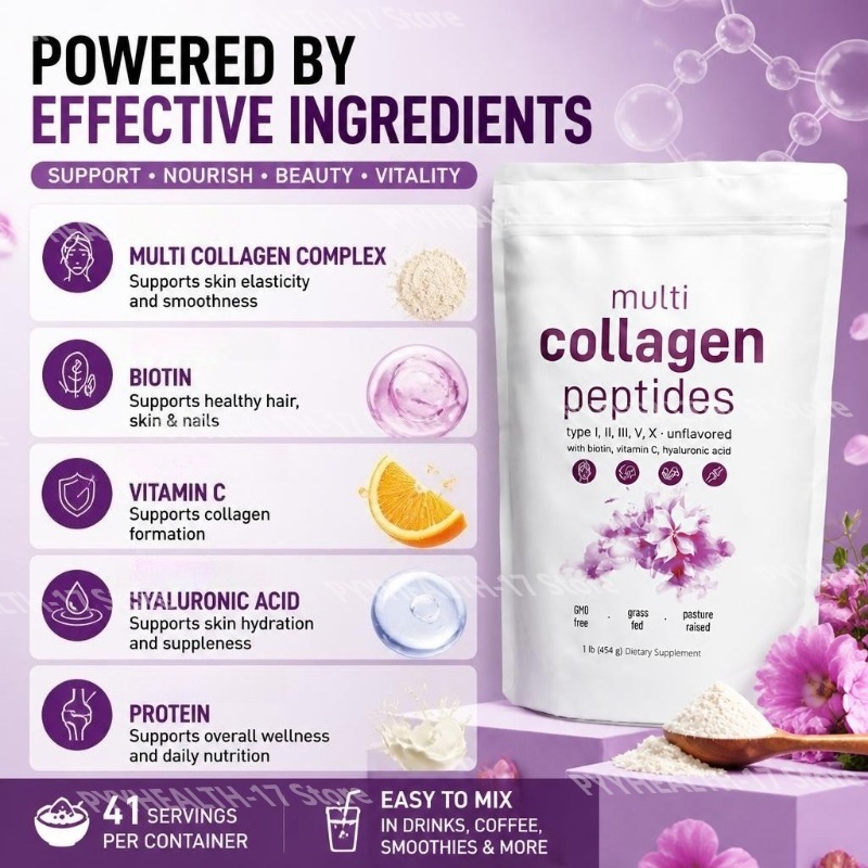 Bubuk Multi Kolagen Peptida Ti - Collagen Peptide Powder ulasan dan harga