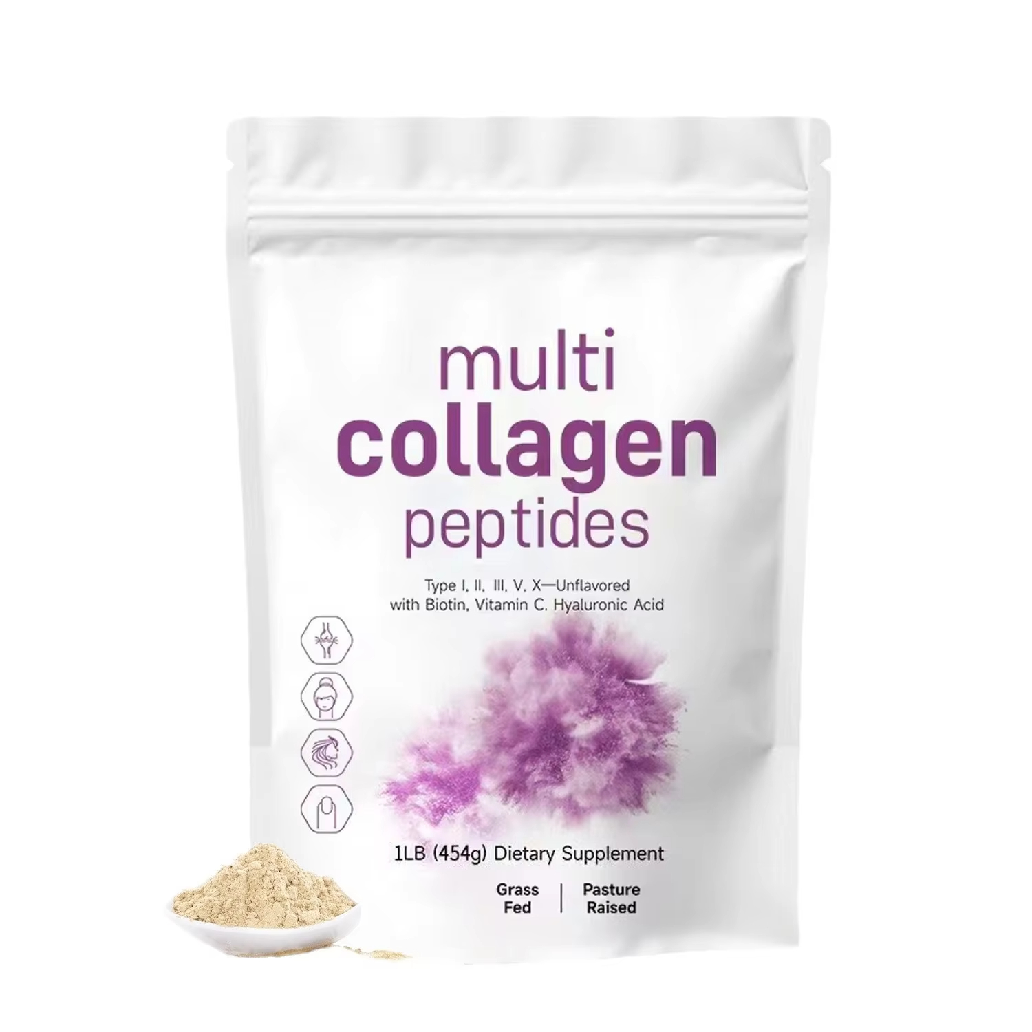 454G Multi Kolagen Peptida Bub - Collagen Peptide Powder ulasan dan harga