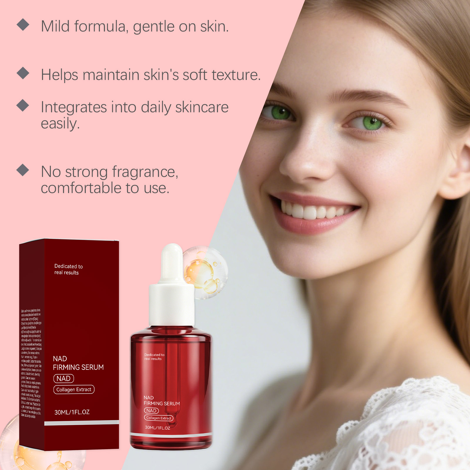 Serum Wajah Pengencang NAD+ Es - Collagen Peptide Powder ulasan dan harga
