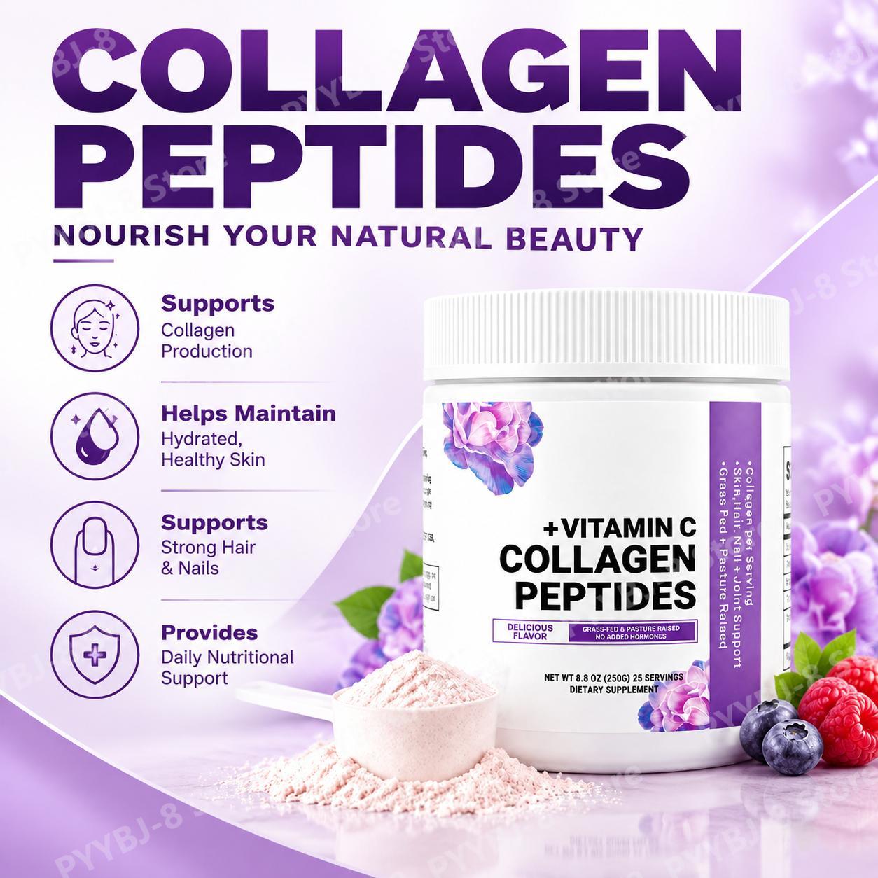 Bubuk Peptida Kolagen dengan A - Collagen Peptide Powder ulasan dan harga